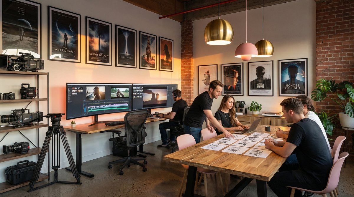 糖心vlog影视传媒公司办公环境